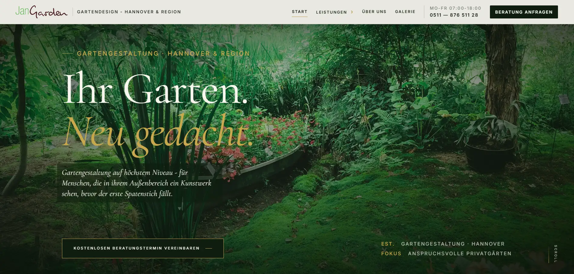Jan Garden – Projekteindruck
